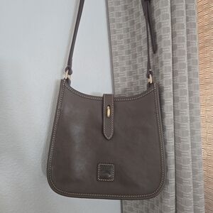 Dooney & Bourke Dark Brown Leather Shoulder Bag